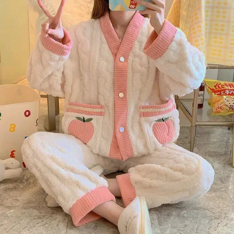 Chaqueta Polar Pijama Mujer - My Store