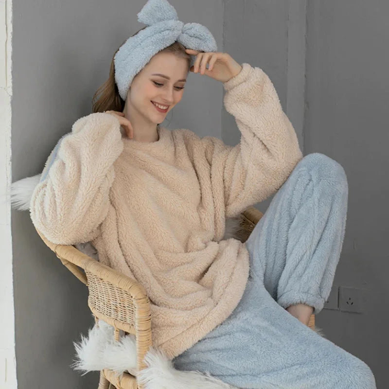 Pijama de Franela Mujer - My Store
