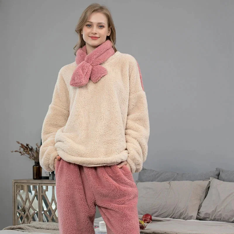 Pijama de Franela Mujer - My Store