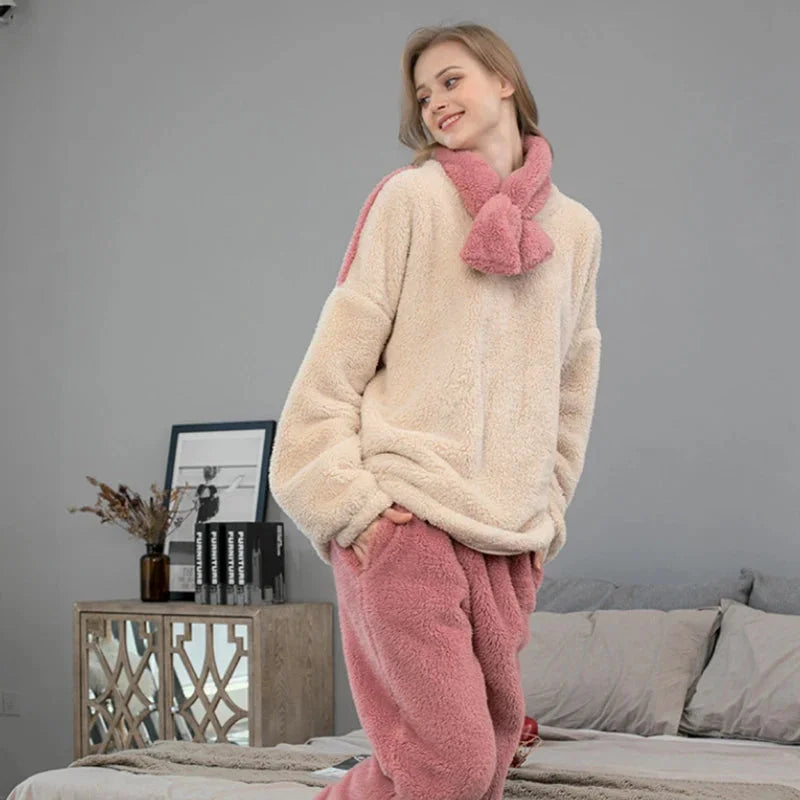 Pijama de Franela Mujer - My Store