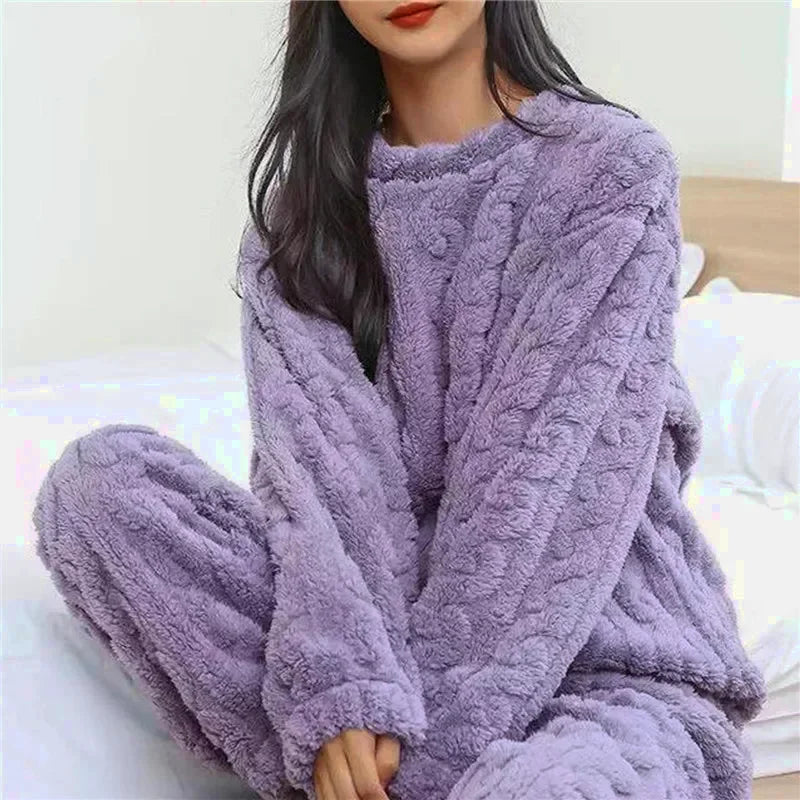 Pijama Forro Polar Mujer - My Store
