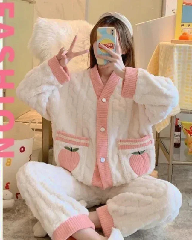 Pijama Forro Polar Mujer - My Store
