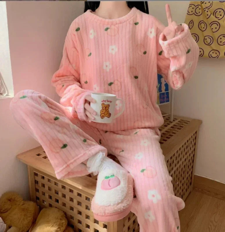 Pijama Forro Polar Mujer - My Store