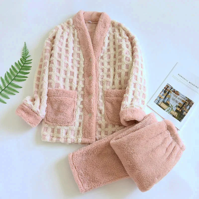 Pijama Invierno Mujer Polar - My Store
