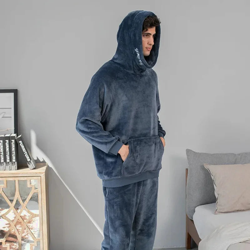 Pijama Polar Hombre Talla Grande - My Store